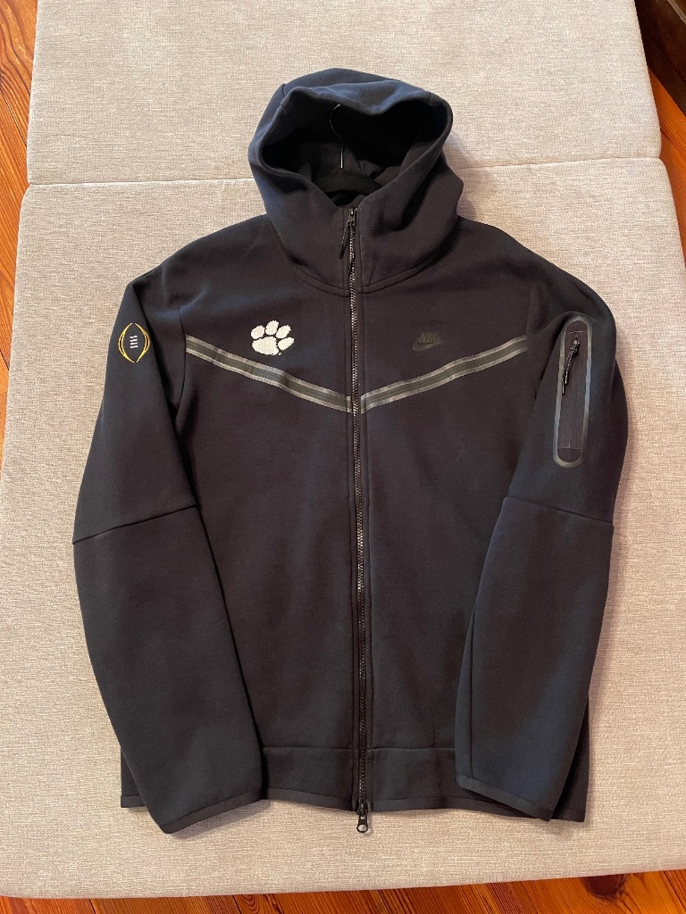 CFP Logo! Nike Clemson Hoodie Jacket * Clemson Football Team Issue * Men's Large